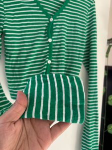 Striped Green Cardigan