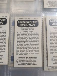 Vintage Airplane Cards