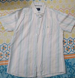 Men's Striped Short Sleeve Shirt
