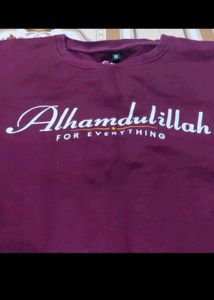 Maroon "Alhamdulillah" Sweatshirt