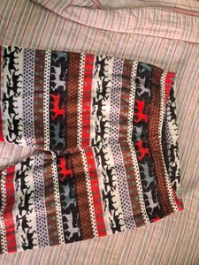 Novelty Reindeer Print Leggings