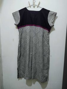 Orchid pink diamond print mango kurta pyjama