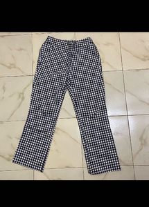 Checkered Flare Pants