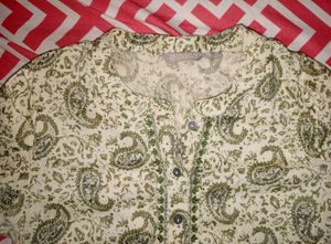 Green straight kurta💚