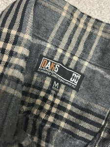 Gray Plaid Flannel Shirt