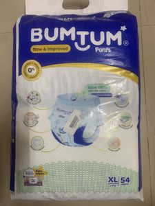 Bumtum Regular Baby Diaper Pant - XL 54 Pieces