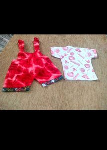 Cute Baby Overalls &amp; T-Shirt Set