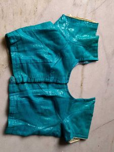Teal lehnga choli set with earrings freebie