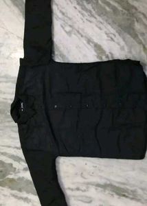Men's Classic Black Button-Down Shirt