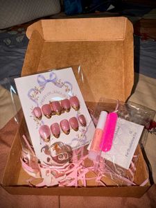 Chic Pink Press-On Nails Set