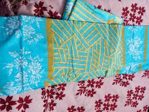 dress material with Sequins on neck