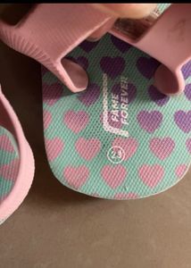 Three pair of kids footwear