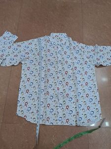 Big Size XXL Cotton White Shirt