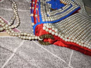 Handmade Beaded Clutch Bag