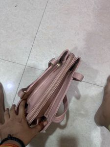 Chic Dusty Rose Shoulder Bag