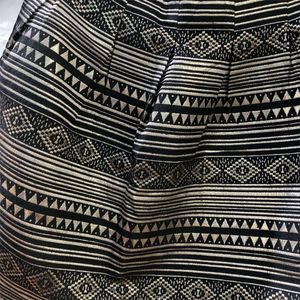 Chic Geometric Print Mini skirt
