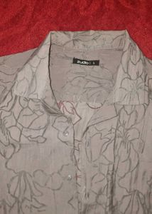 hibiscus design shirt for layering