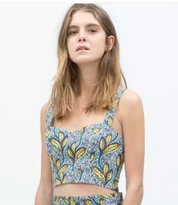 Zara  Printed Crop Top