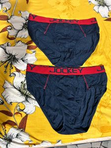 Jockey Men's Blue Briefs (Pack of 2)