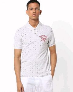 Men's Printed Polo T-Shirt