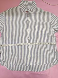 Striped Button-Up Shirt