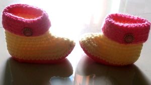 Newborn Baby Woolen Shoes