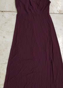 Madame Burgundy Party Dress