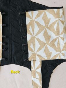 Boho Geometric Print Corset Top