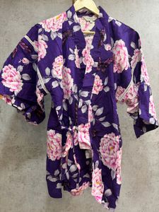 Women's Purple Floral Set