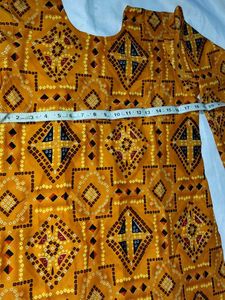 Designer Mustard Yellow Kurta