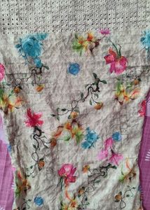 Beautiful Floral Print Ethnic Kurta