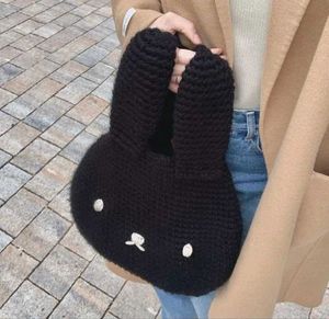 Crochet Strawberry cheque Bag