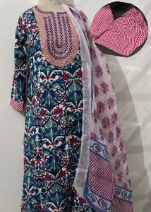 brand new Elegant Printed frock Set with Dupatta