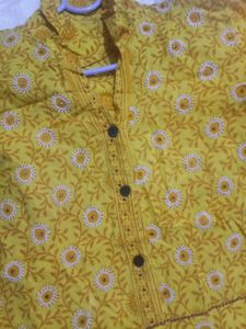 Cotton Yellow Top