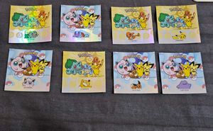 Pokemon 7Eleven freebie stickers (2024) -Full set