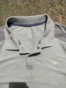 Men's Grey Polo T-Shirt