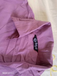 Lilac Button-Up Shirt