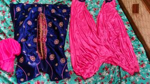 7 Combo kurta pant dupatta (No return)