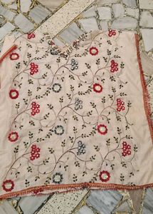 Full Embroidered Kaftan kurta with Pants