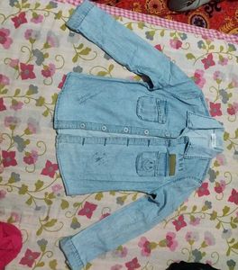 Stylish Light Blue Denim Shirt