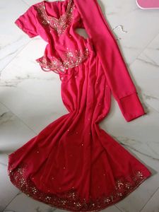 beadedd Pink lehanga only