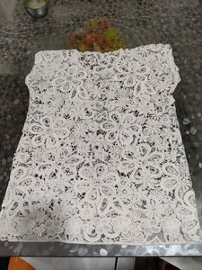 White Partywear Top