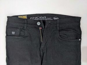 Men's Black Slim Fit Jeans (32)