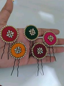 Ethnic Hair Pins - Set of 5