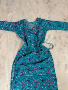 a pretty blue kurti from jaipur only worr it once
