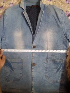 Denim Blazer Jacket