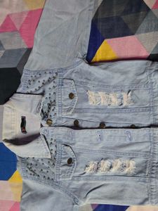 Ripped Denim Jacket