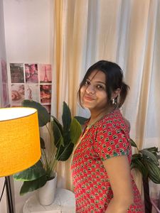 Red Printed Kurta