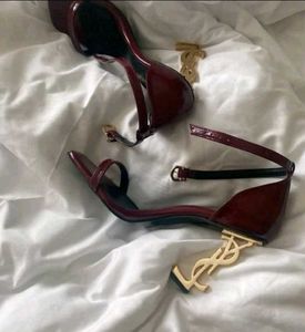 Burgundy YSL Heels, FIXED PRICE