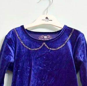 Sparkly Blue Velvet limited edition Dress